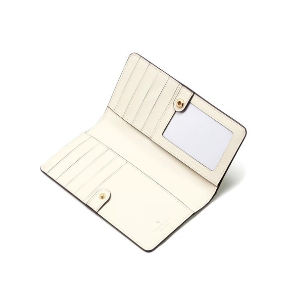 New Kate Spade Madison Large Slim Bifold Matcha Latte - Picture 2 of 3